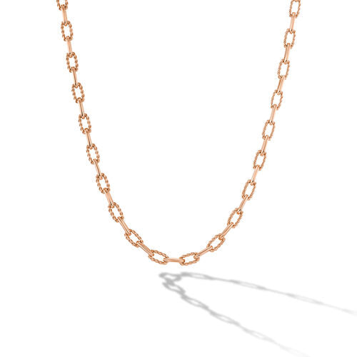 DY Madison Chain Necklace in 18K Rose Gold, 18