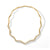 Zig Zag Stax Necklace in 18K Yellow Gold with Diamonds, 5mm