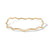 Zig Zag Stax Necklace in 18K Yellow Gold with Diamonds, 5mm