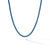 DY Bel Aire Box Chain Necklace in Navy with 14K Yellow Gold Accent