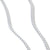 DY Bel Aire Box Chain Necklace in White with 14K Yellow Gold Accent