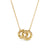 Sculpted Cable Chain Necklace in 18K Yellow Gold, 9mm