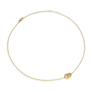 Sculpted Cable Chain Necklace in 18K Yellow Gold, 9mm