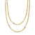 DY Madison Pavé Bead Station Necklace in 18K Yellow Gold with Diamonds, 3mm