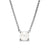 Pearl Classics Necklace in Sterling Silver with Diamonds, 6.5mm