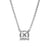 Pearl Classics Necklace in Sterling Silver with Diamonds, 6.5mm
