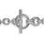 DY Mercer Toggle Chain Necklace in Sterling Silver with Diamonds, 8mm