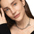 DY Mercer Toggle Chain Necklace in Sterling Silver with Diamonds, 8mm