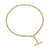 DY Mercer Petite Toggle Chain Necklace in 18K Yellow Gold with Diamonds, 4.5mm, 20&quot;