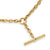 DY Mercer Petite Toggle Chain Necklace in 18K Yellow Gold with Diamonds, 4.5mm, 20&quot;