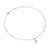 Cable Cross Pendant Necklace in Sterling Silver, 17.5mm