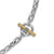 DY Madison Toggle Chain Necklace in Sterling Silver and 18K Yellow Gold, 18"