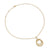 Crossover Trio Pendant Necklace in 18K Yellow Gold with Diamonds, 24mm