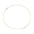 Petite Modern Renaissance Station Chain Necklace in 18K Yellow Gold with Diamonds, 3.4mm