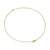 Petite Buckle Necklace in 18K Yellow Gold with Diamonds, 16.2mm