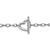 DY Madison Heart Toggle Chain Necklace in Sterling Silver, 3mm