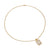 Chatelaine Elongated Pendant Necklace in 18K Yellow Gold with Diamonds, 19mm