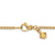 Pavé Bead Box Chain Necklace in 18K Yellow Gold with Diamonds, 1.7mm