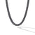 Curb Chain Necklace in Black Titanium, 8mm
