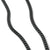 Curb Chain Necklace in Black Titanium with Black Diamonds, 8mm