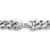 Curb Chain Necklace in Sterling Silver, 8mm