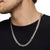 Curb Chain Necklace in Sterling Silver, 8mm