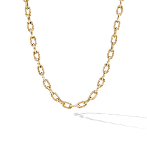 DY Madison Chain Necklace in 18K Yellow Gold, 26