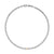 DY Madison Chain Necklace in Sterling Silver with 18K Yellow Gold, 6mm, 22&quot;