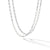DY Madison Chain Necklace in Sterling Silver with Pearls, 6mm