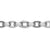 Chevron Oval Link Necklace in Sterling Silver, 7mm