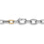 DY Madison Chain Necklace in Sterling Silver with 18K Yellow Gold, 6mm