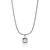 John Hardy Icon Stud Sterling Silver Diamond Pendant Necklace