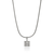 John Hardy Icon Stud Sterling Silver Diamond Pendant Necklace