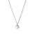 John Hardy Pebble Sterling Silver Heart Necklace with Diamonds