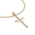 John Hardy Essentials Yellow Gold Cross Necklace