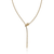 John Hardy Naga Diamond Dragon Lariat in Yellow Gold