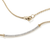 John Hardy Essentials Adjustable Yellow Gold Diamond Smiley Bar Necklace