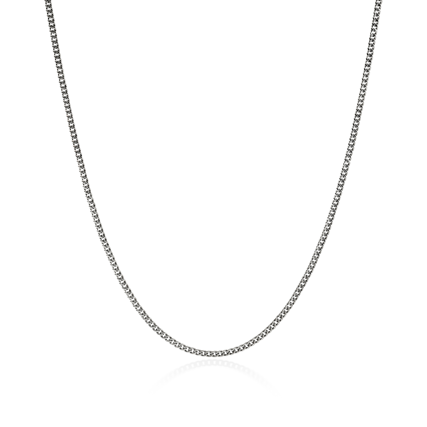 John Hardy Sterling Silver Curb Chain Necklace, 2.1mm