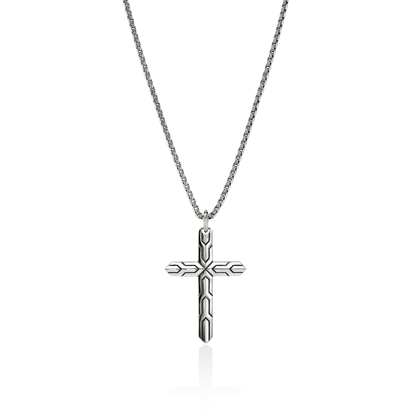 John Hardy Icon 50 Sterling Silver Cross Necklace, 22