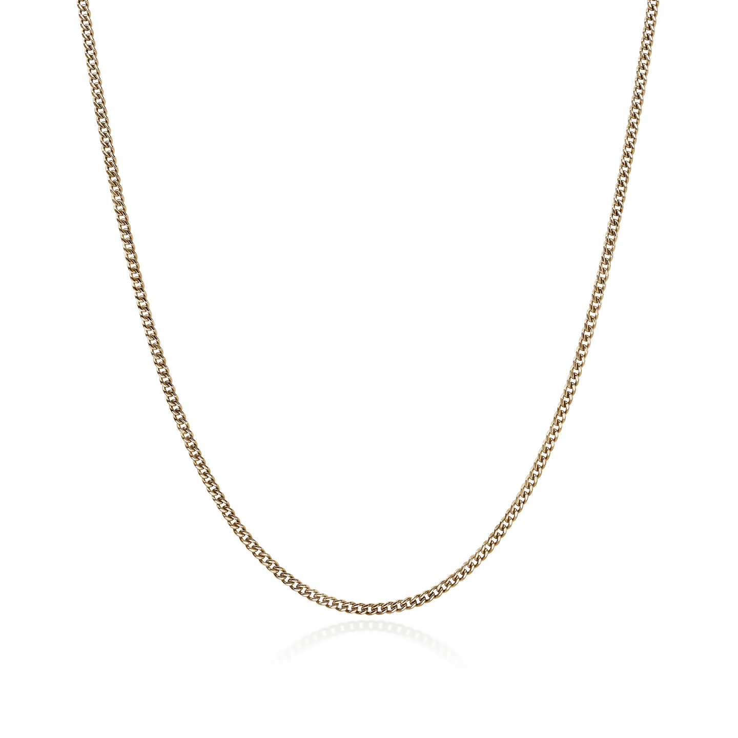 John Hardy Yellow Gold Curb Chain Necklace, 2.1mm