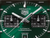 TAG Heuer Monaco Chronograph Watch with Sunray Brushed Green Dial