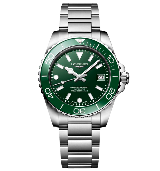 lvrkville　　　　　　 【中古】AQUAQUEST 4×3 カーキ Hydroconquest 39mm Watch with Green Dial | Longines | Fink's