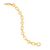 Roberto Coin Designer Gold Mixed Link Chain Bracelet
