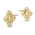 Roberto Coin Princess Flower Diamond Open Frame Stud Earrings