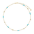 Roberto Coin Diamonds by the Inch Turquoise Enamel Bar and Bezel Station Necklace