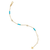 Roberto Coin Diamonds by the Inch Turquoise Enamel Bar and Bezel Station Bracelet