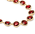 Marco Bicego Jaipur Yellow Gold Garnet Bracelet
