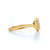 Fink's Exclusive Radiant Cut Bezel Set Diamond Engagement Ring in Yellow Gold