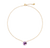 Marco Bicego Jaipur Yellow Gold Amethyst Pendant Necklace