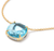Marco Bicego Jaipur Yellow Gold Blue Topaz Pendant